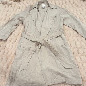 H&M “Linen” Trench Coat